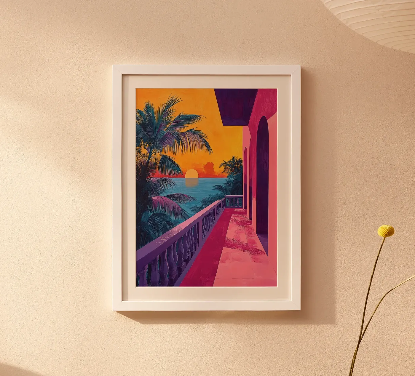 Sunlit Panorama poster da Nikis Art Studio