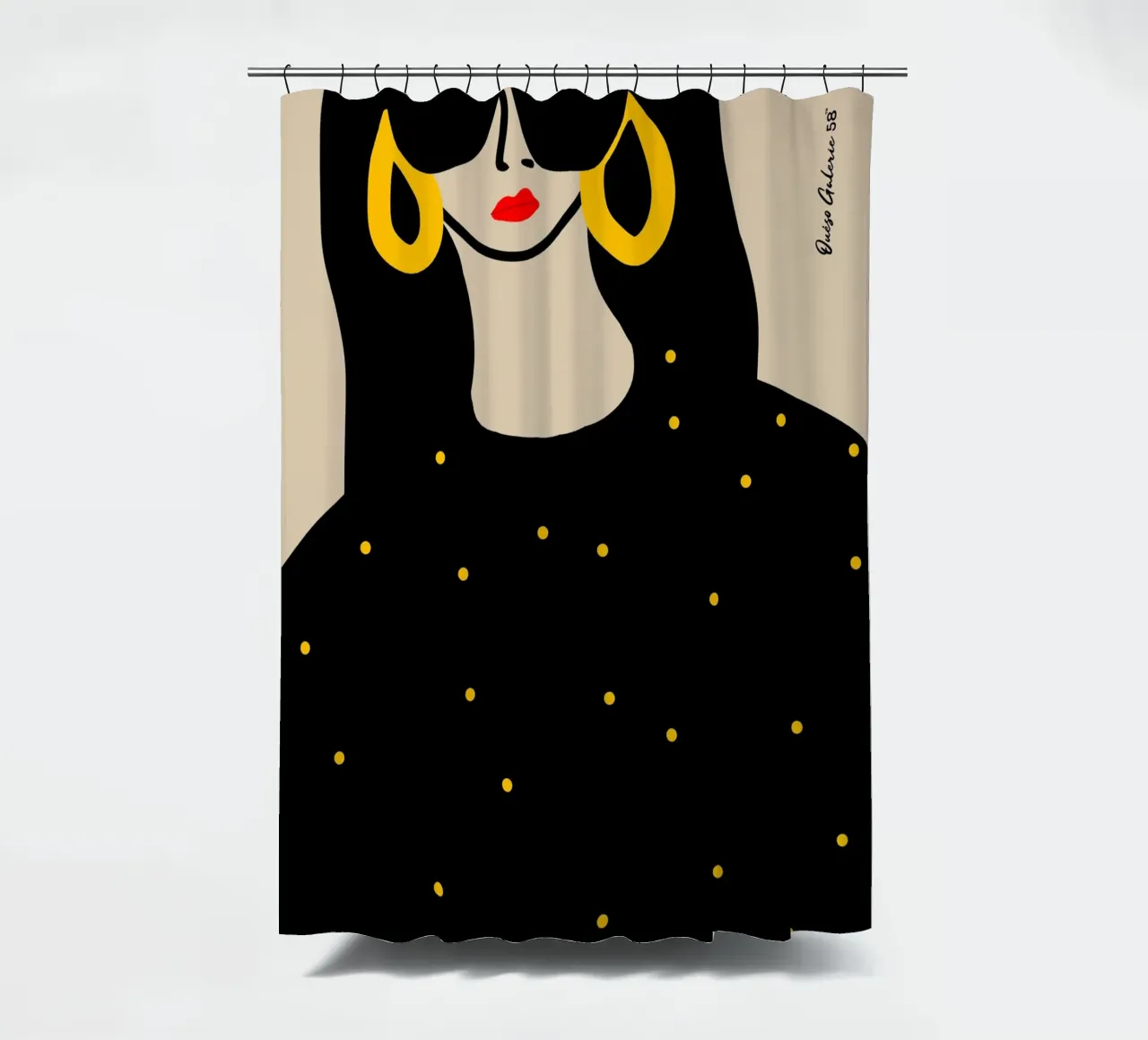 Ethereal Light shower curtain by Mike Leymi