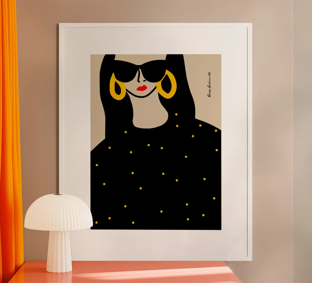 Ethereal Light poster con telaio in alluminio da Mike Leymi