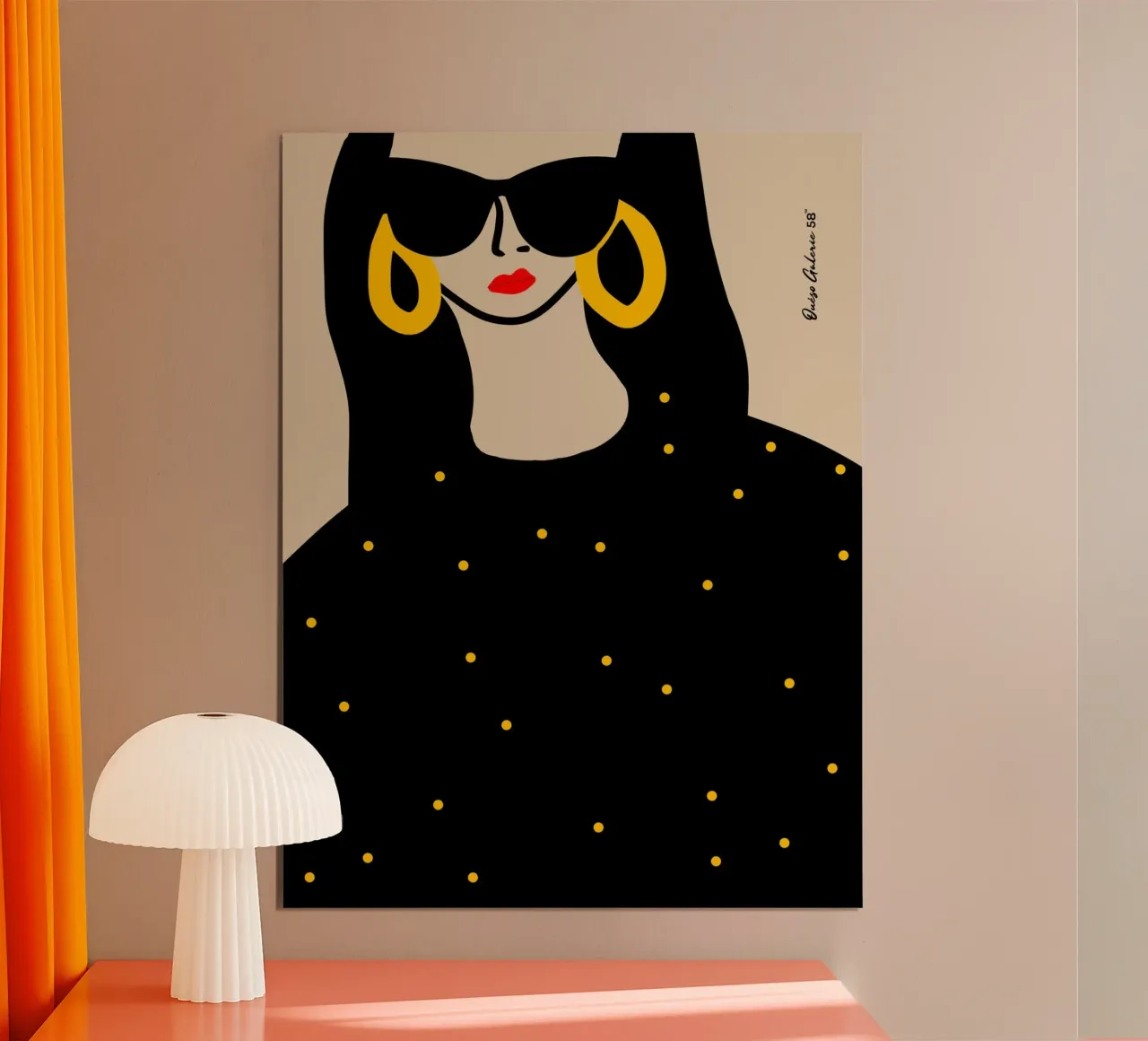 Ethereal Light poster con telaio in alluminio da Mike Leymi
