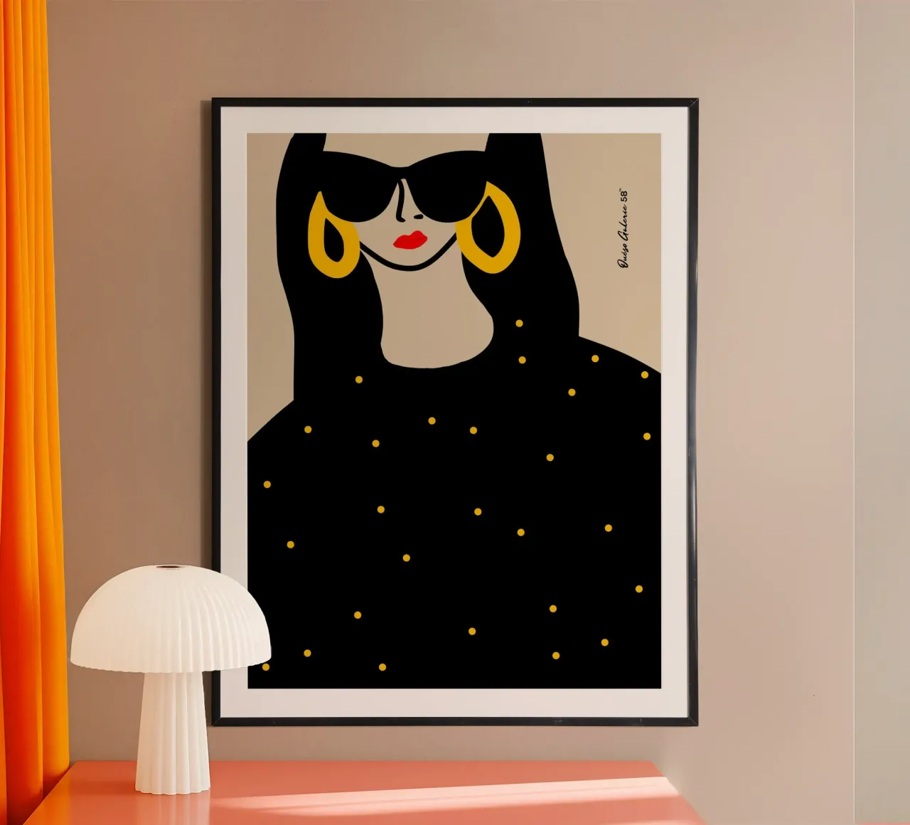 Ethereal Light poster con telaio in alluminio da Mike Leymi