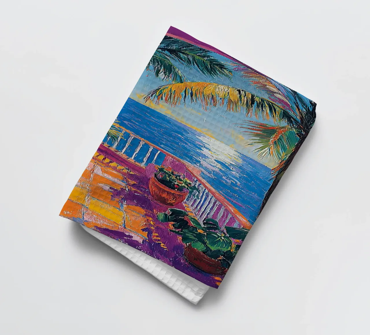 Breeze and Brushstrokes canovaccio da cucina da Nikis Art Studio