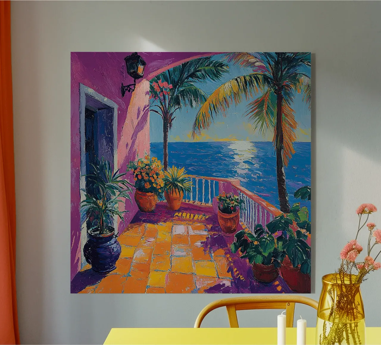 Breeze and Brushstrokes plexiglass da Nikis Art Studio