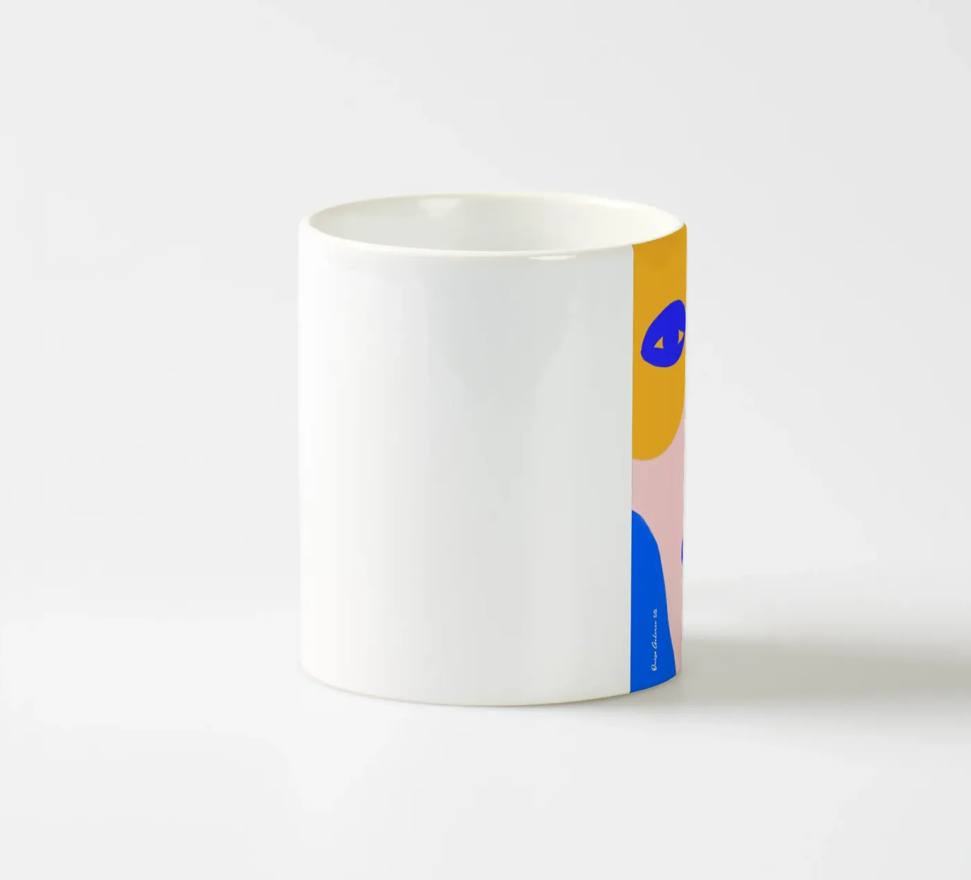 Silent Echoes ceramic mug by Mike Leymi