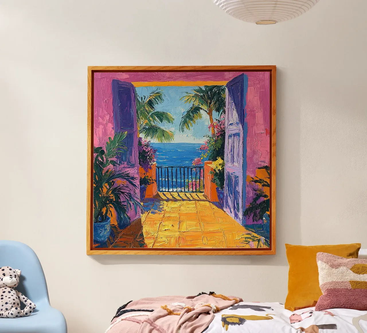 Open Spaces Painted Bright plexiglass da Nikis Art Studio