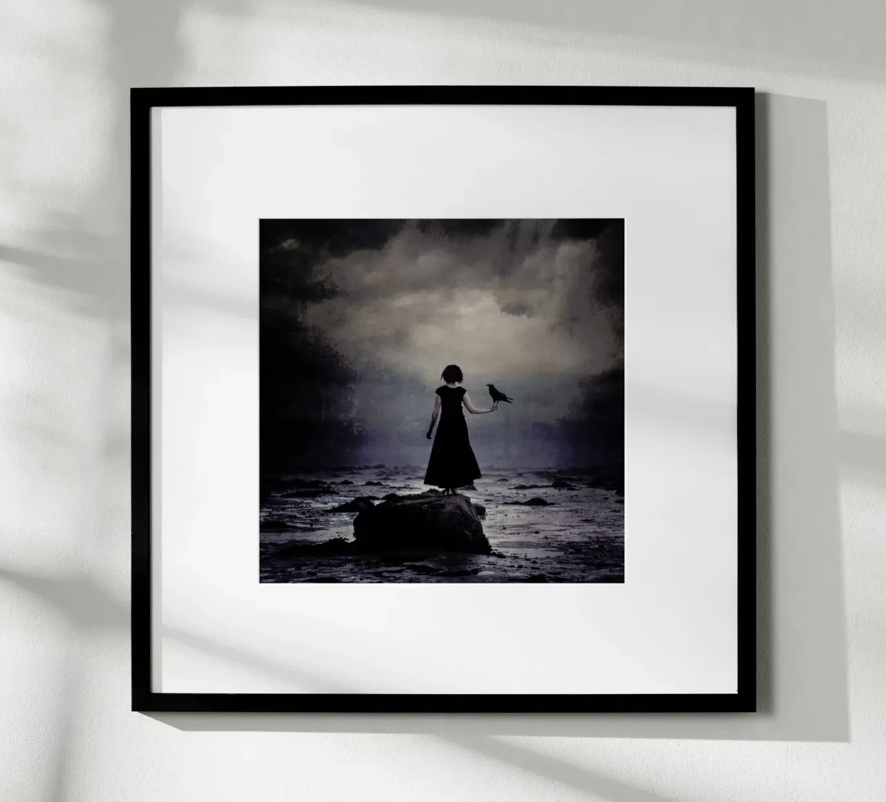 Waiting - Linda Kristiansen poster con telaio in alluminio da Pictufy