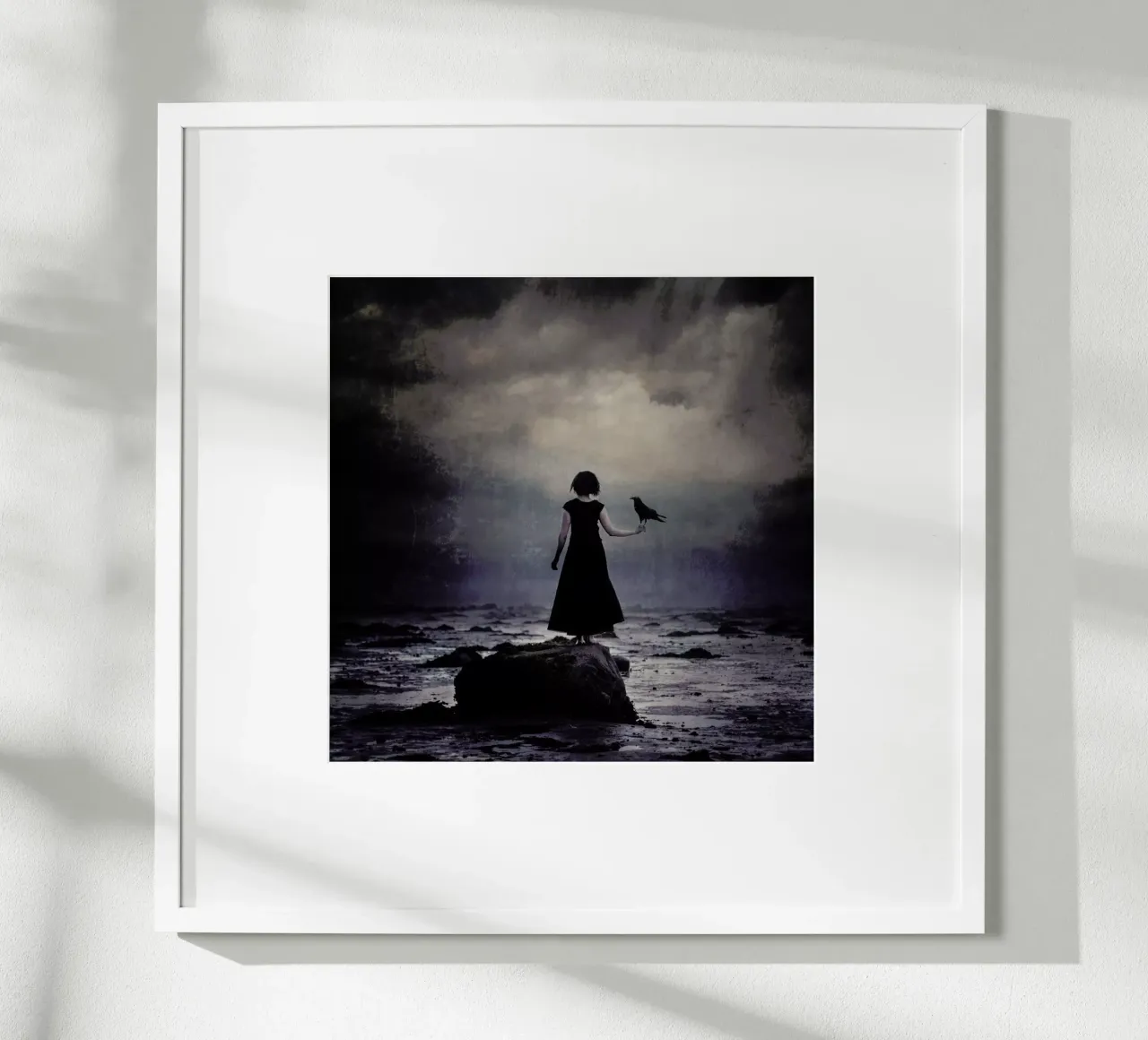 Waiting - Linda Kristiansen poster con telaio in alluminio da Pictufy