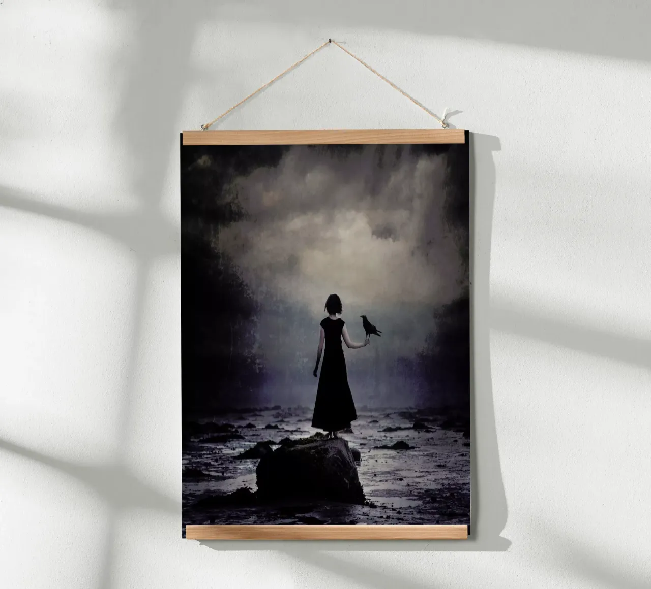 Waiting - Linda Kristiansen poster con telaio in alluminio da Pictufy