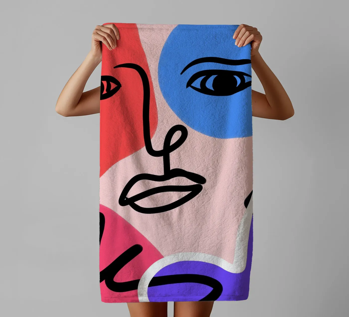 Misty Paths towel by Mike Leymi