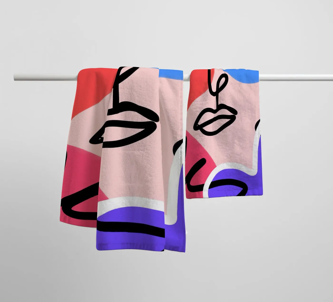 Misty Paths towel by Mike Leymi