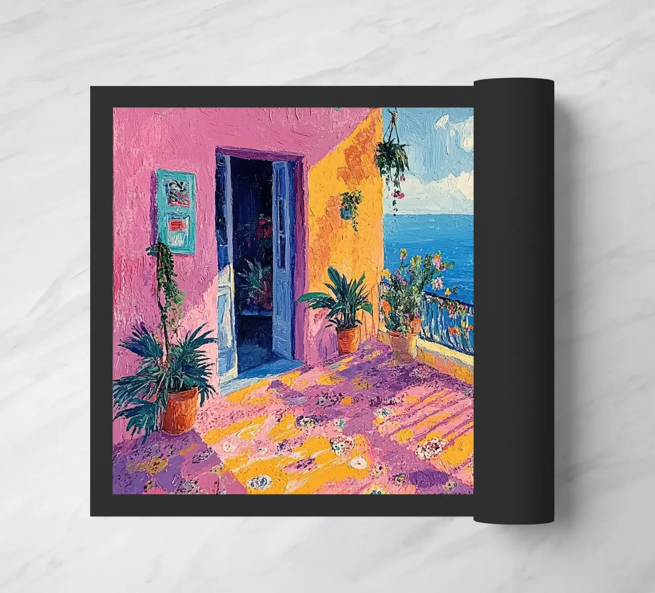 Coastal Serenity zerbino da Nikis Art Studio