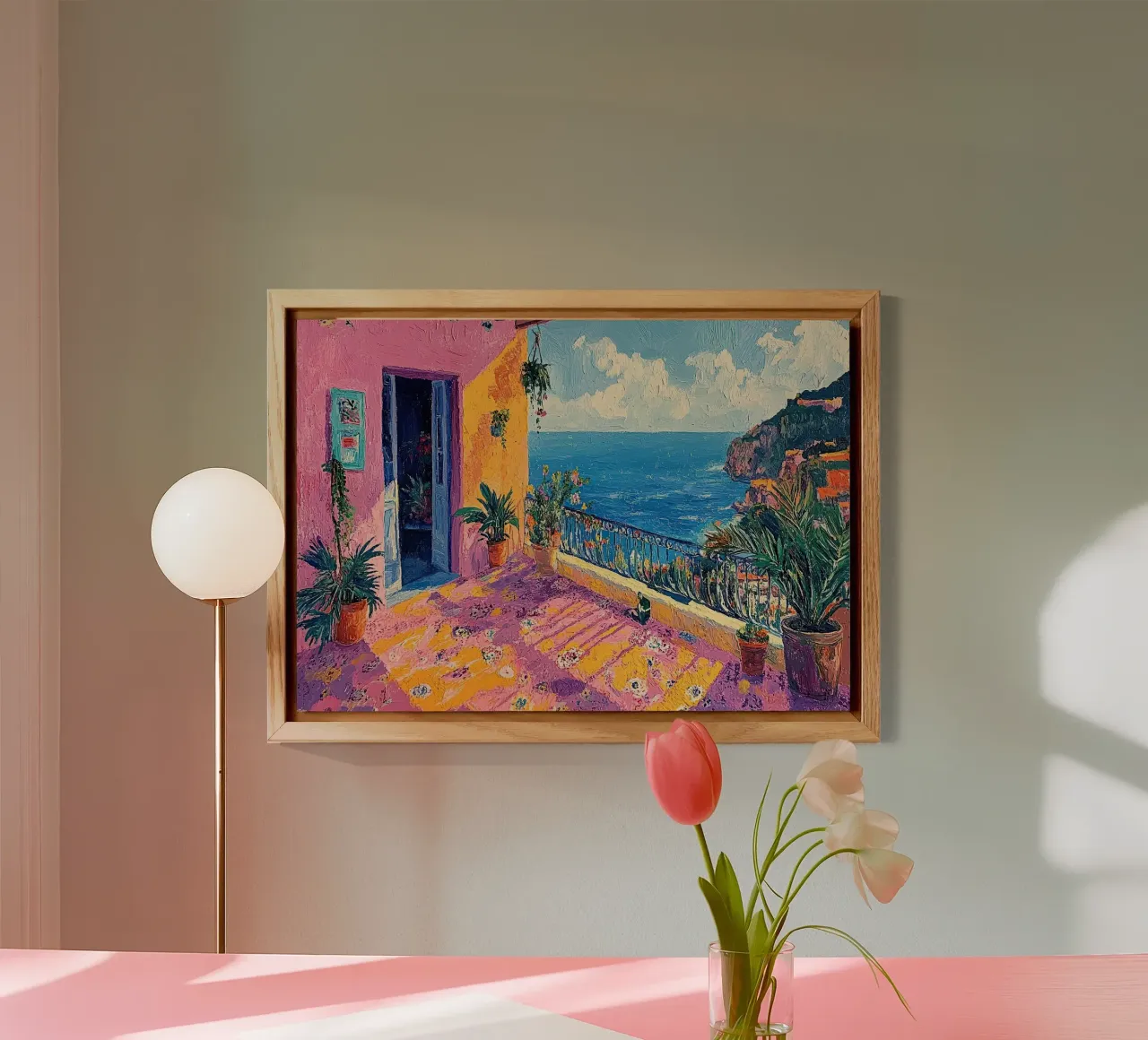 Coastal Serenity alluminio dibond da Nikis Art Studio