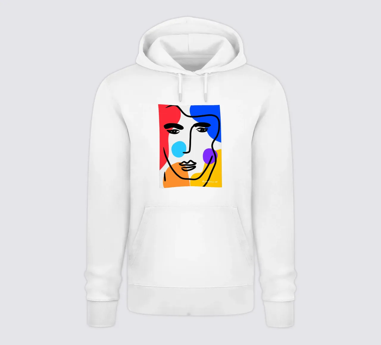 Shimmering Calm felpa con cappuccio da Mike Leymi