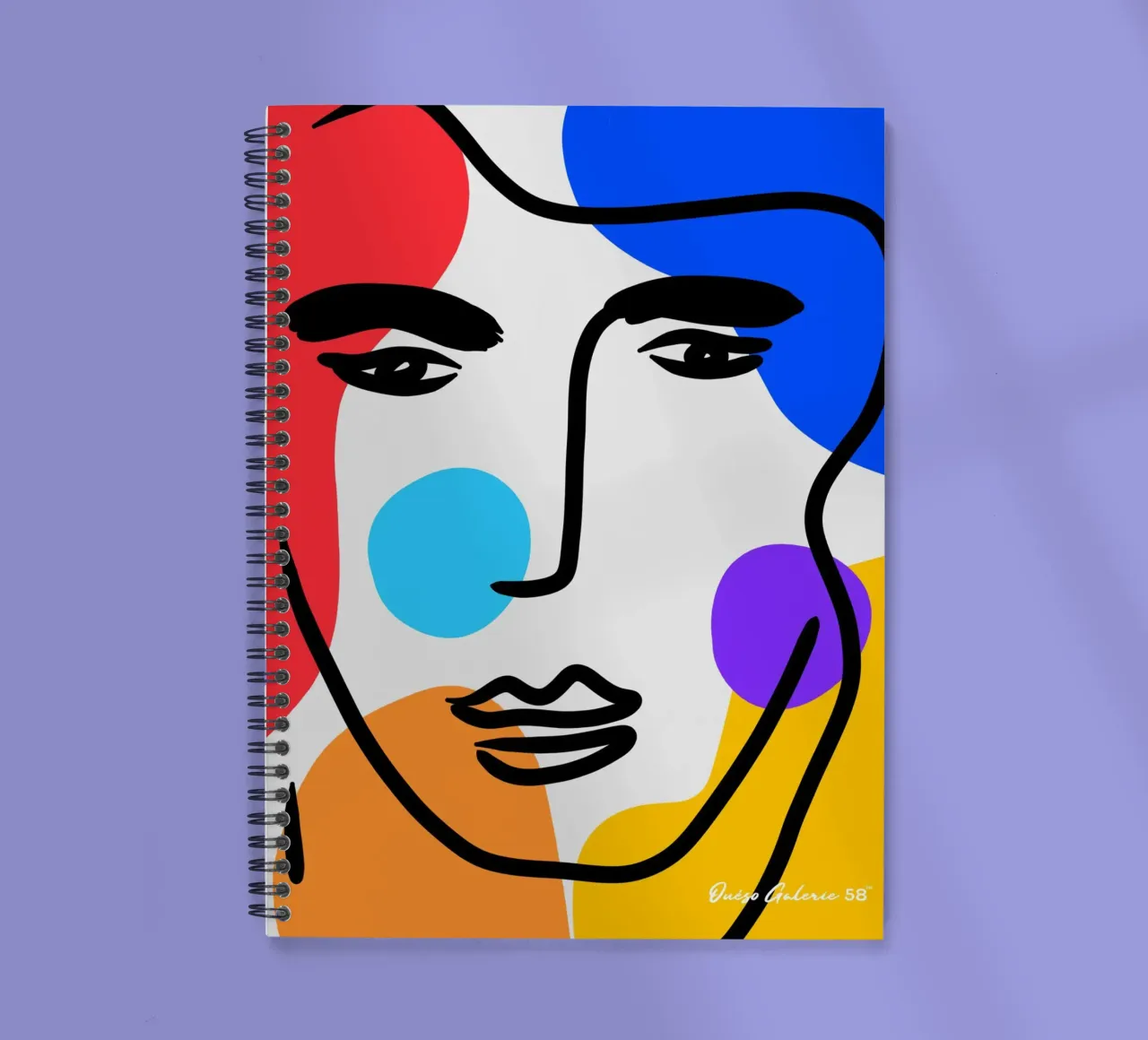 Shimmering Calm spiral notebook by Mike Leymi