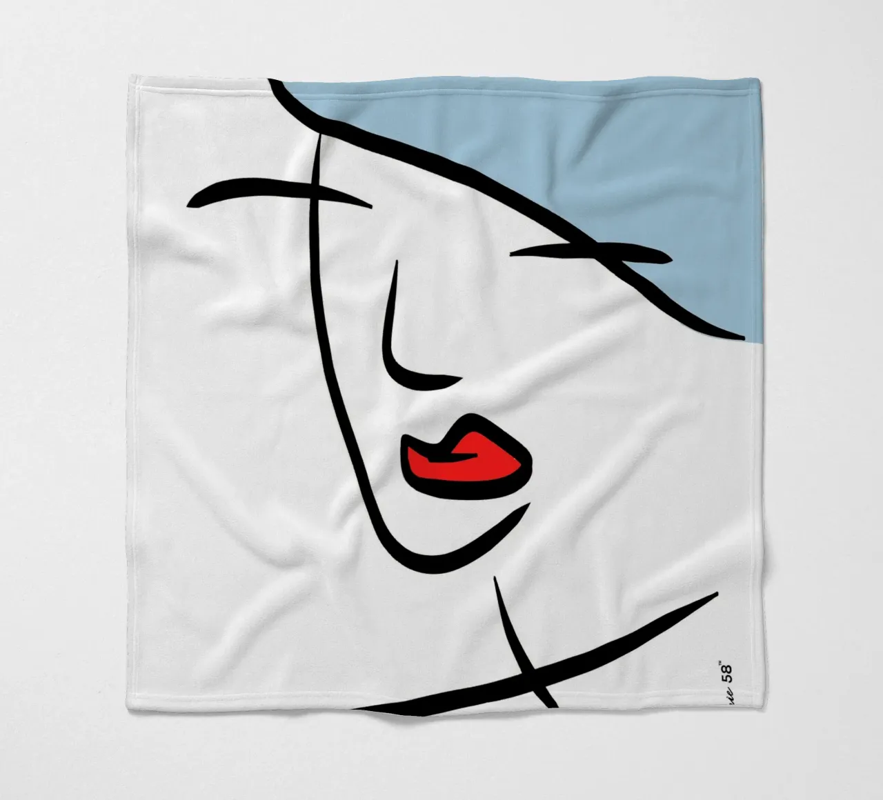 Fading Moments fleece blanket by Mike Leymi