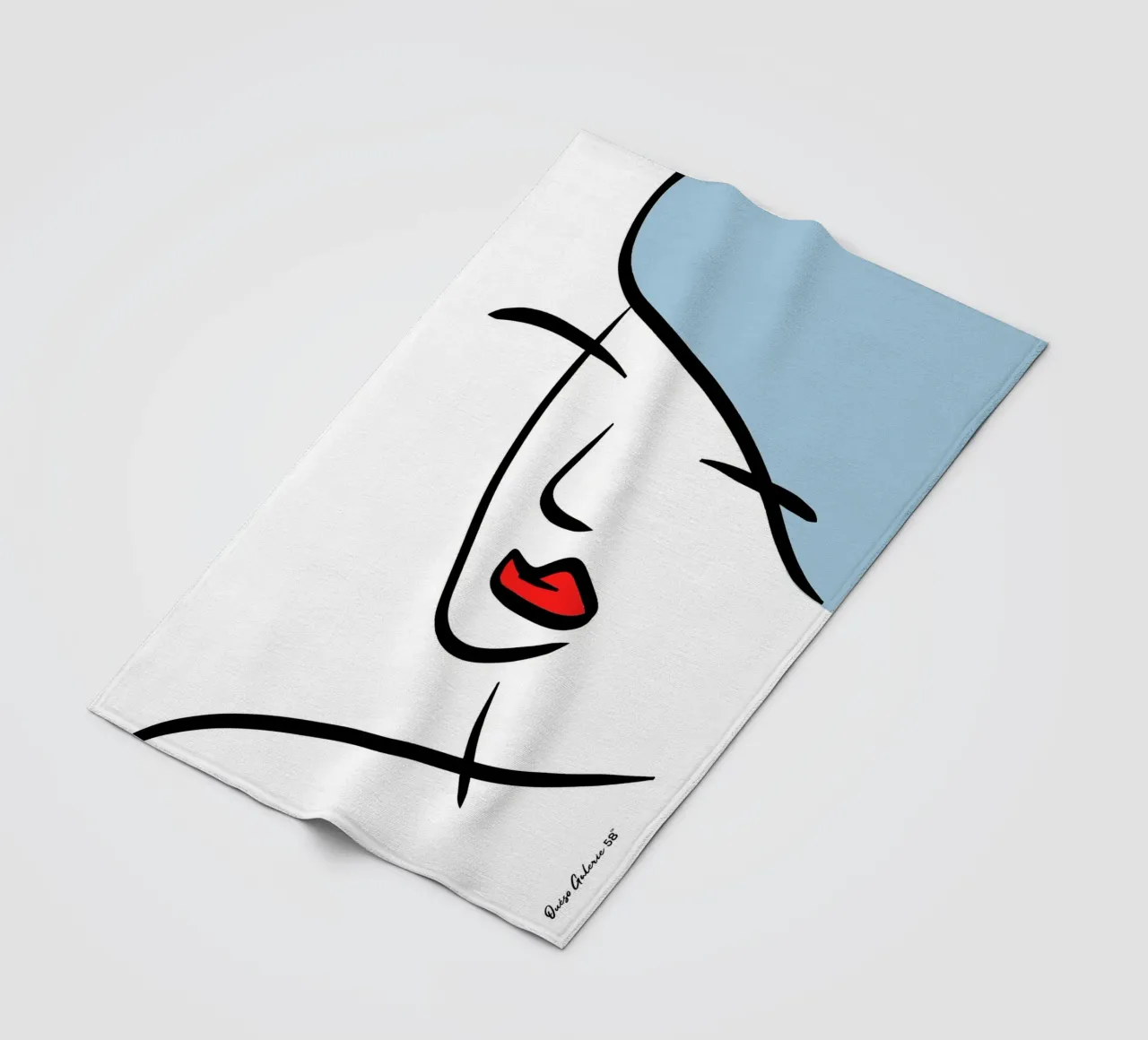 Fading Moments fleece blanket by Mike Leymi
