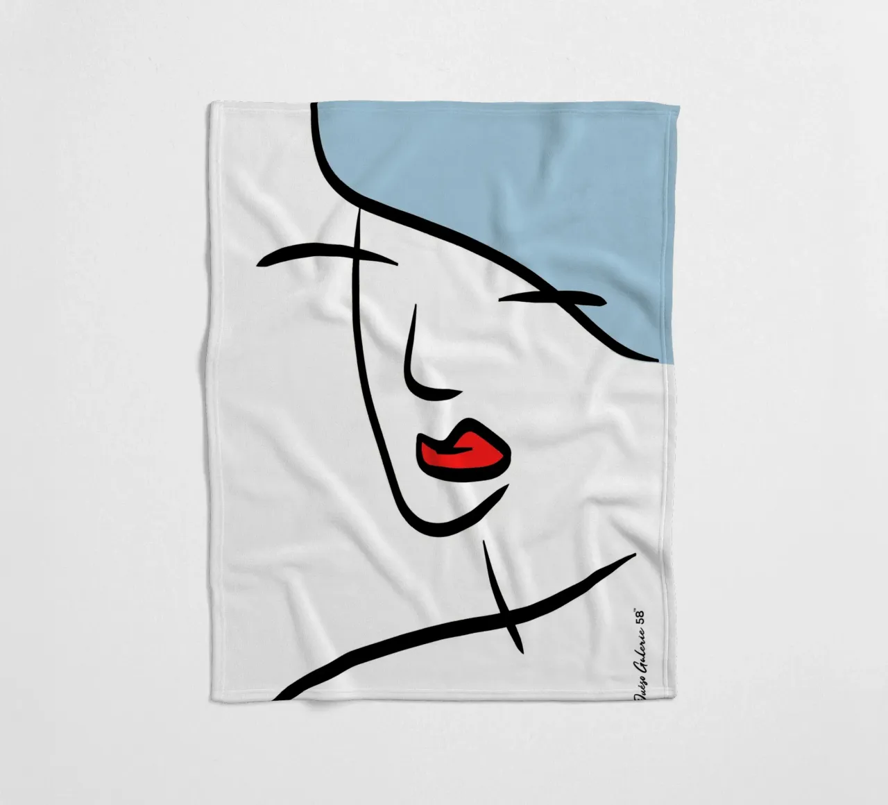 Fading Moments fleece blanket by Mike Leymi