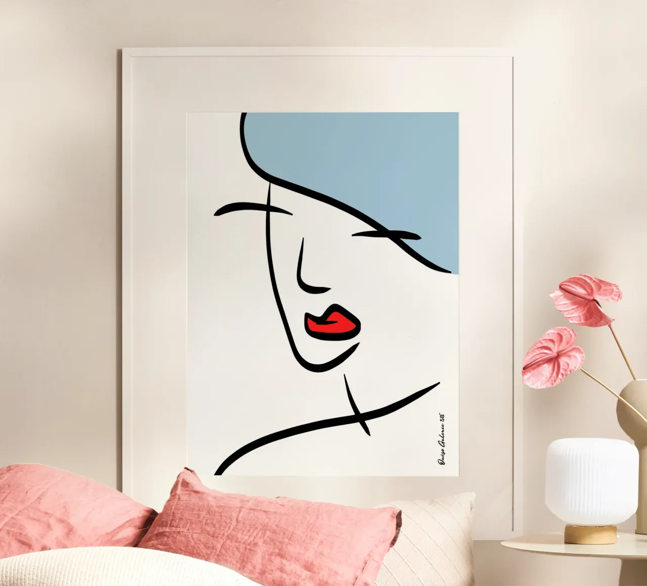 Fading Moments poster con telaio in plastica da Mike Leymi