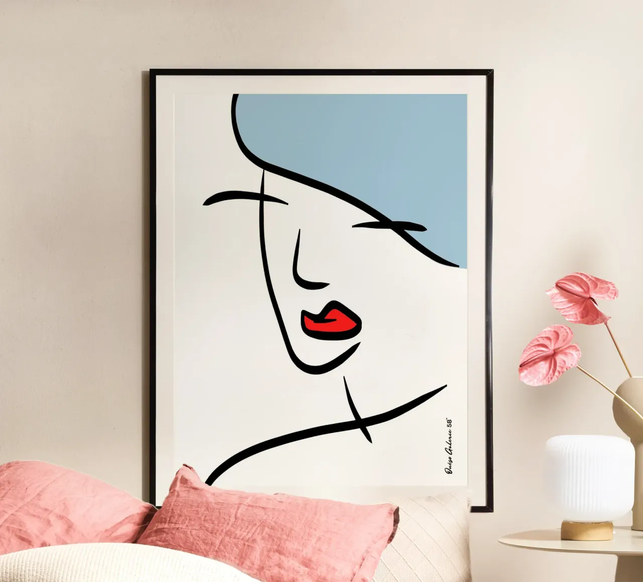 Fading Moments poster con telaio in plastica da Mike Leymi