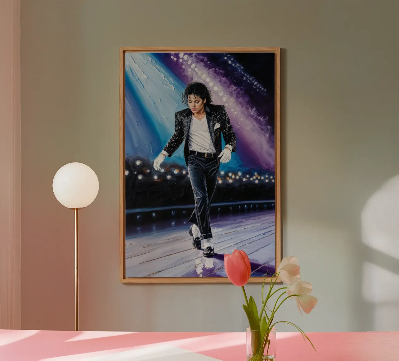 Michael Jackson Canvas Art, Legendary King of Pop Décor forex plate by AlbertKlee