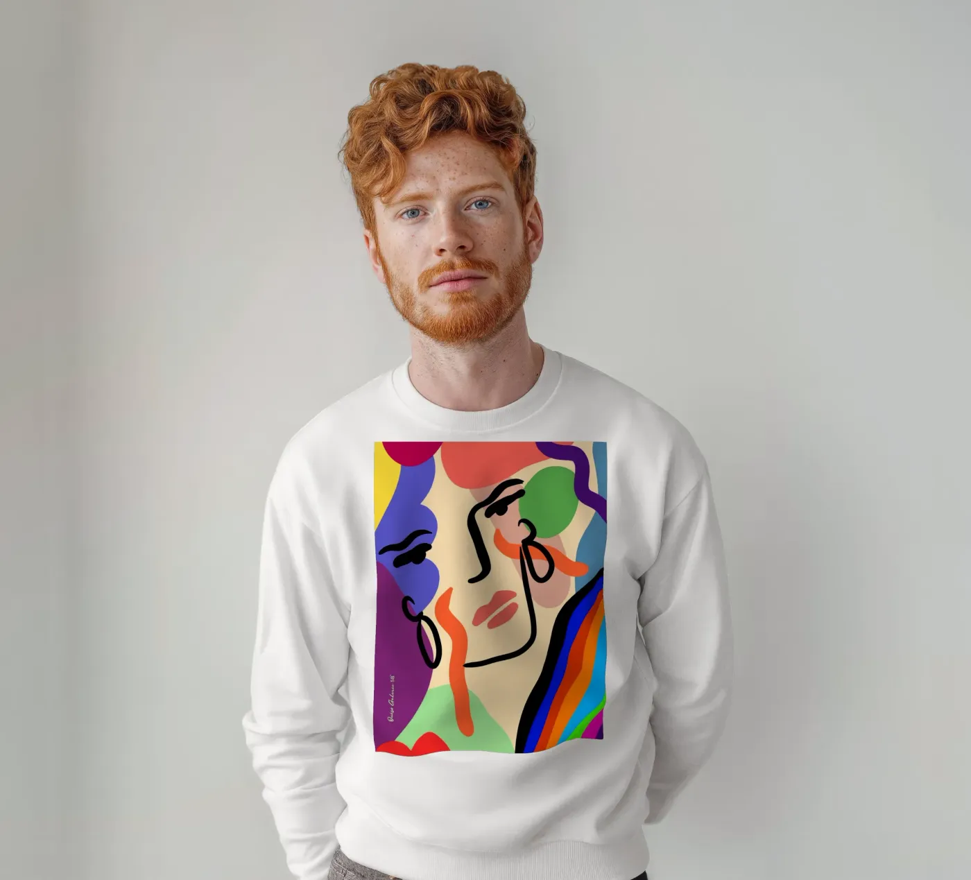 Delicate Waves felpa da Mike Leymi