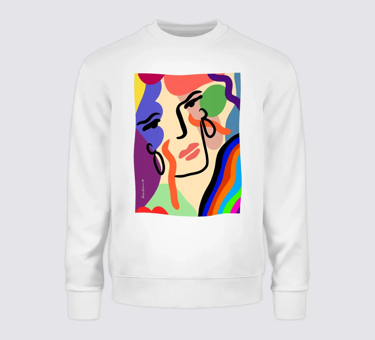 Delicate Waves felpa da Mike Leymi