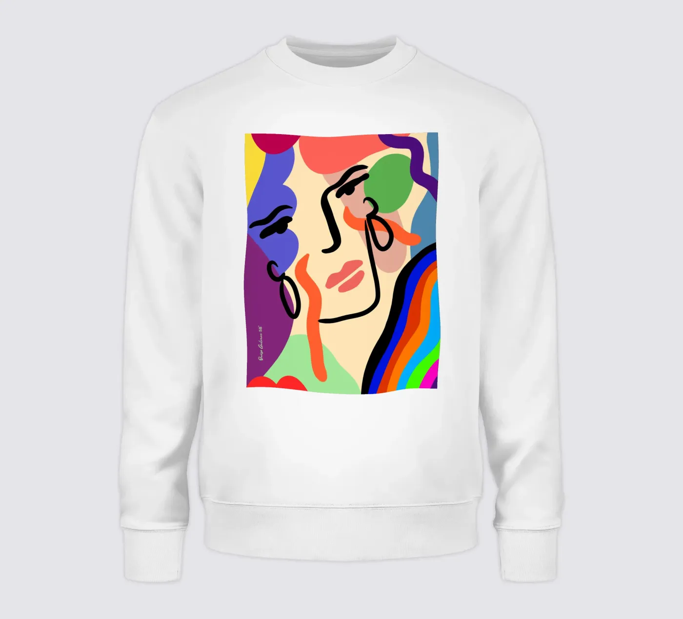 Delicate Waves felpa da Mike Leymi