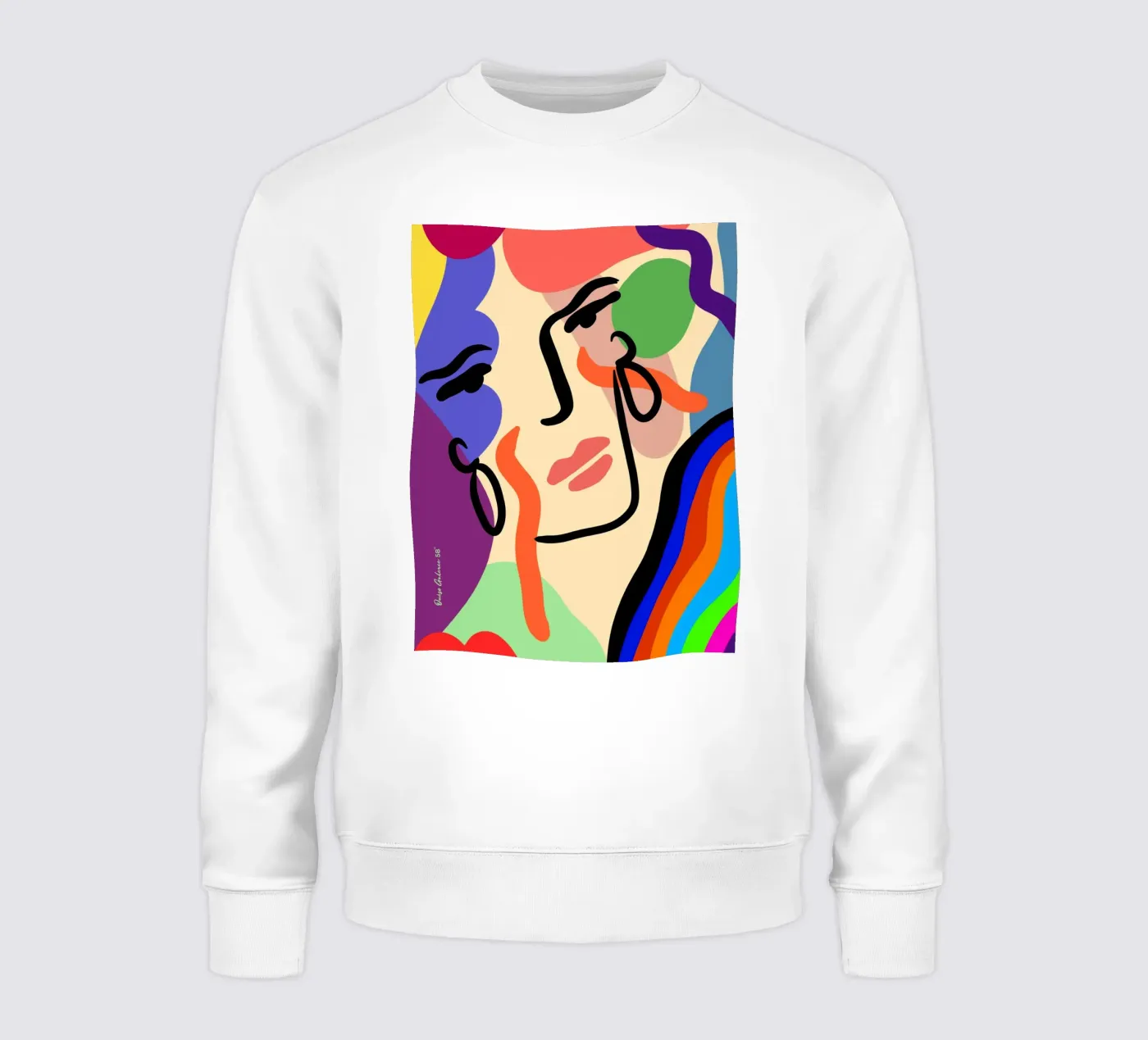 Delicate Waves felpa da Mike Leymi