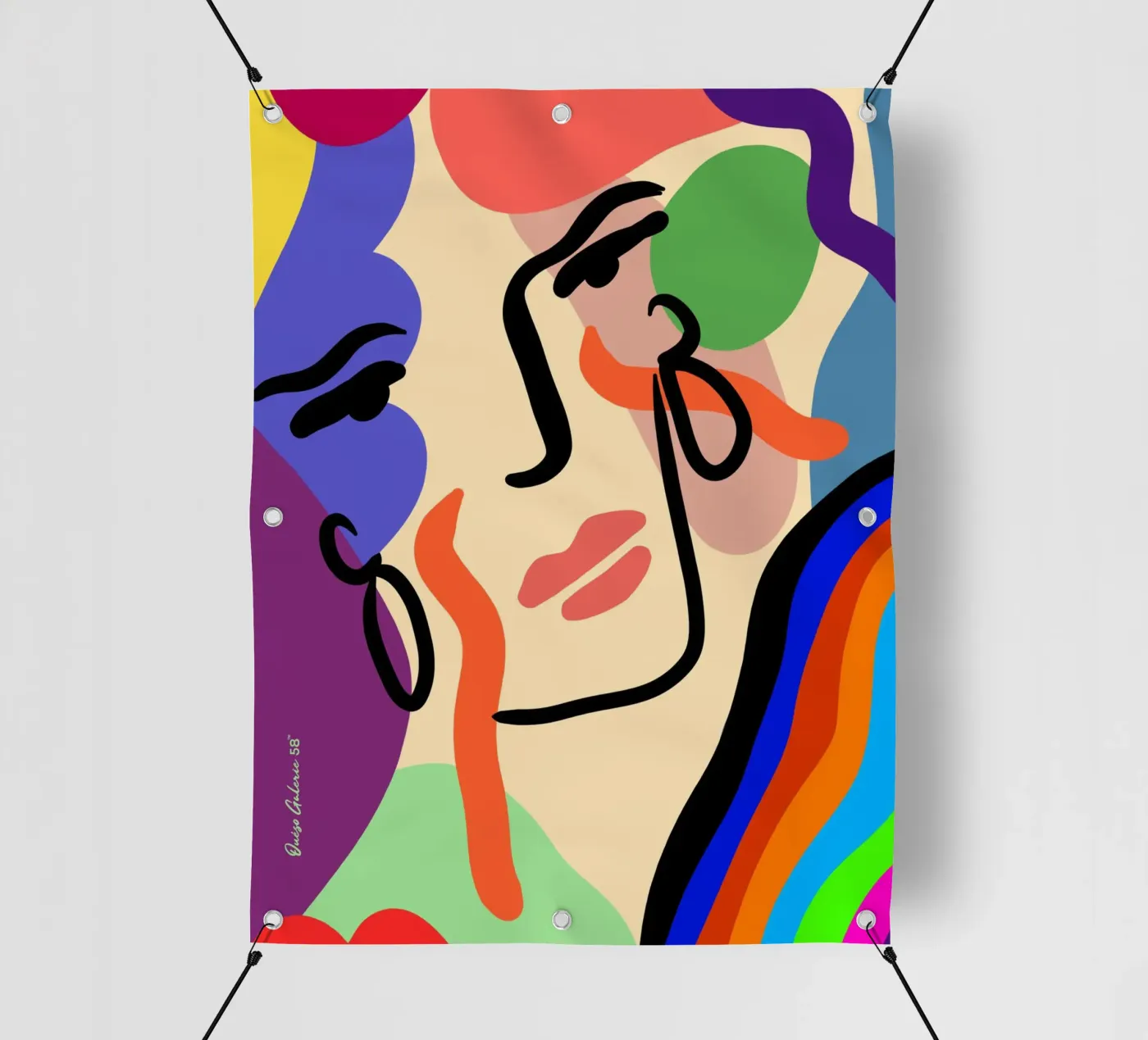 Delicate Waves telo in pvc da Mike Leymi