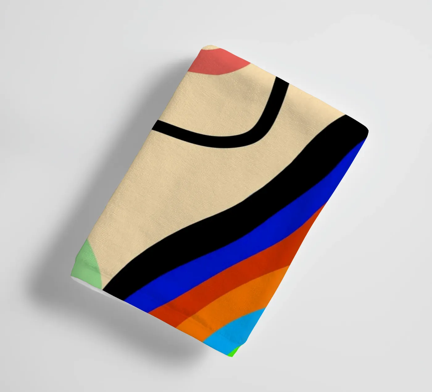 Delicate Waves Handtuch von Mike Leymi