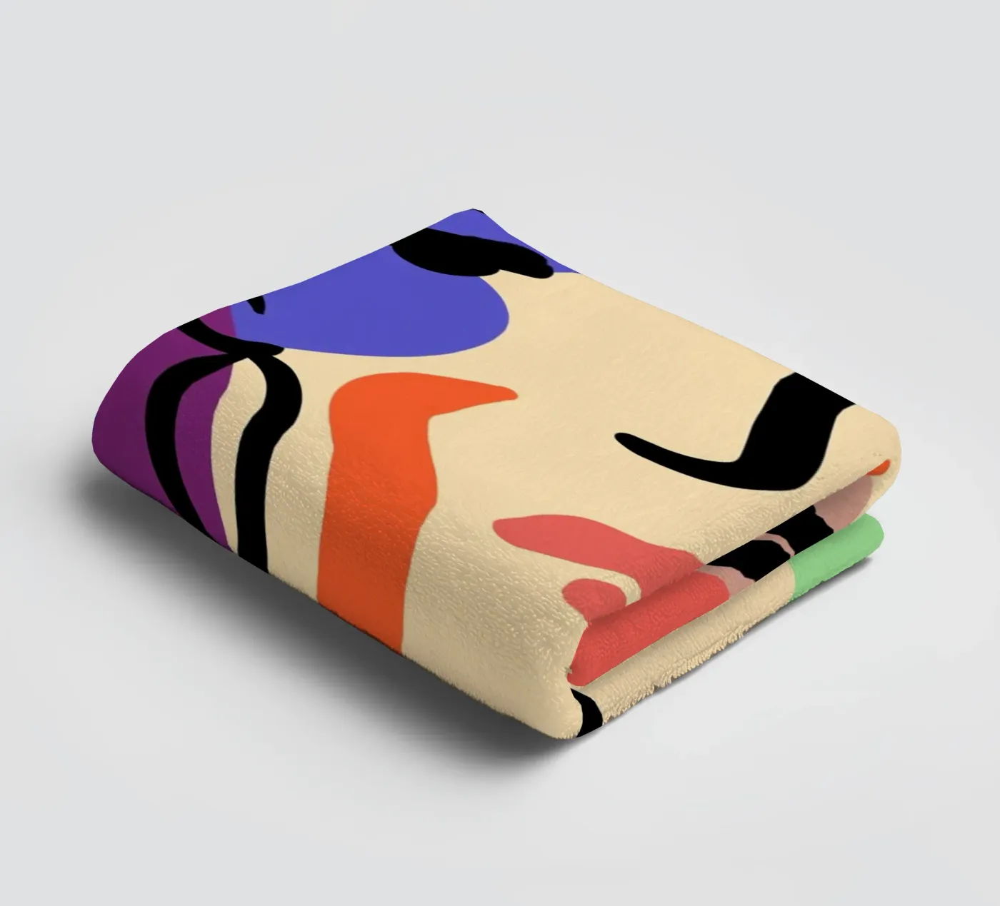 Delicate Waves Handtuch von Mike Leymi