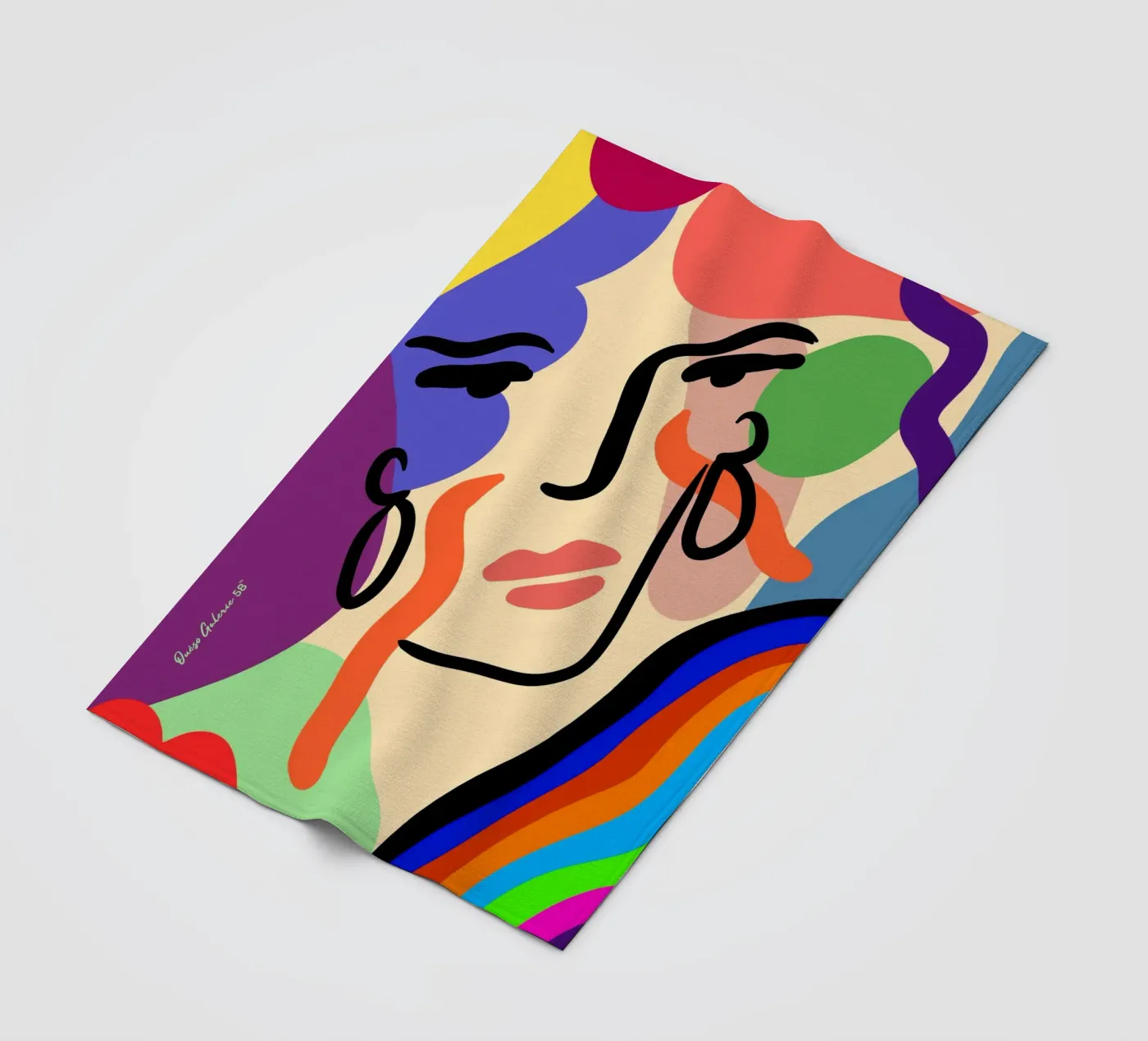 Delicate Waves coperta in pile da Mike Leymi