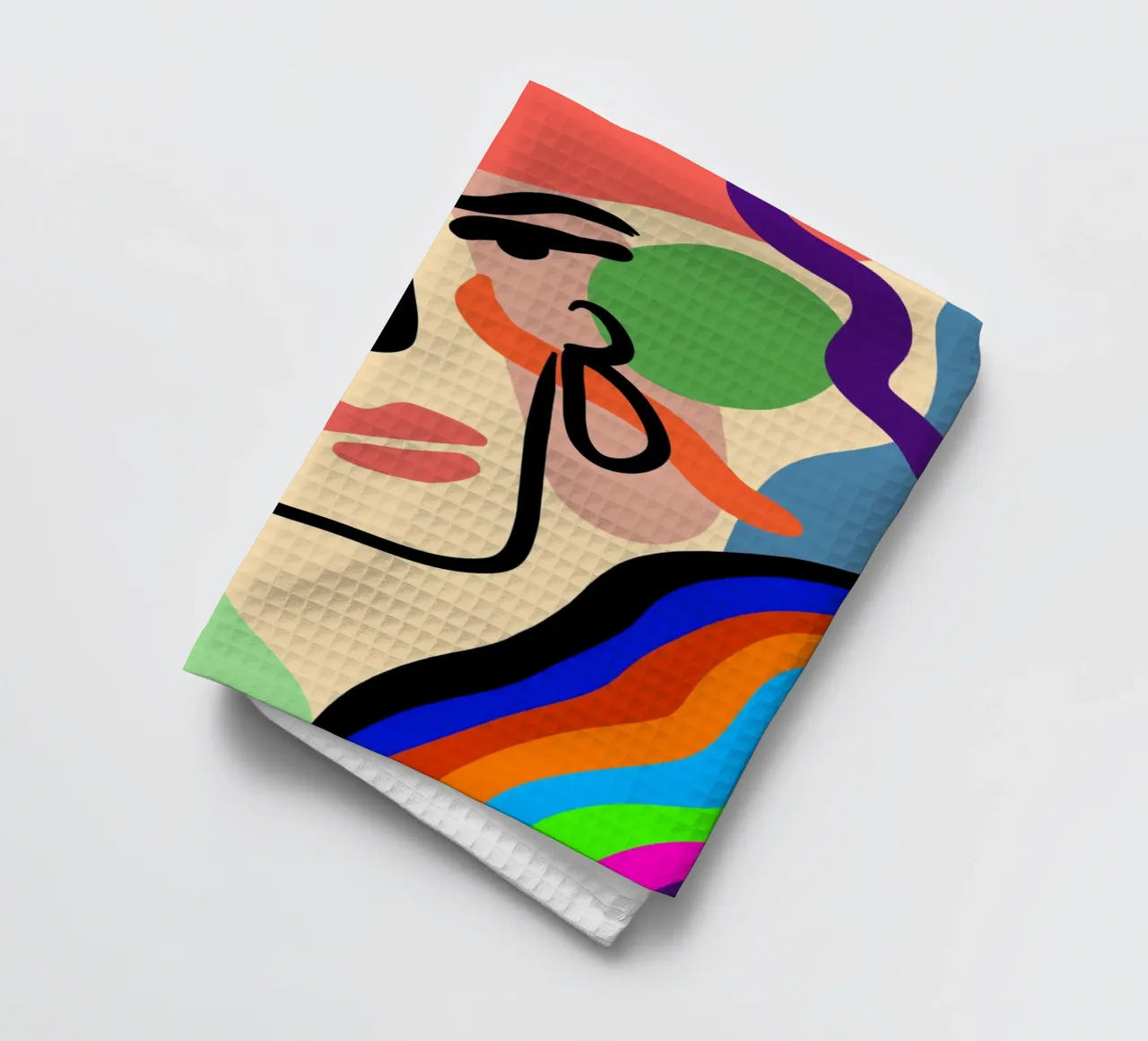 Delicate Waves canovaccio da cucina da Mike Leymi