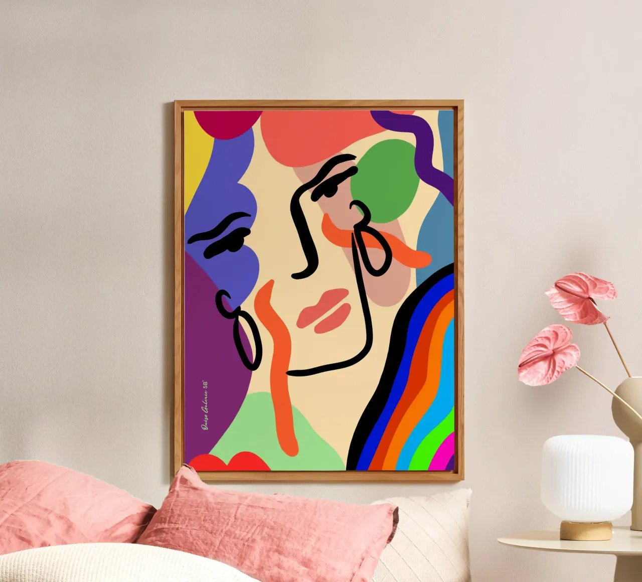 Delicate Waves forex plate by Mike Leymi