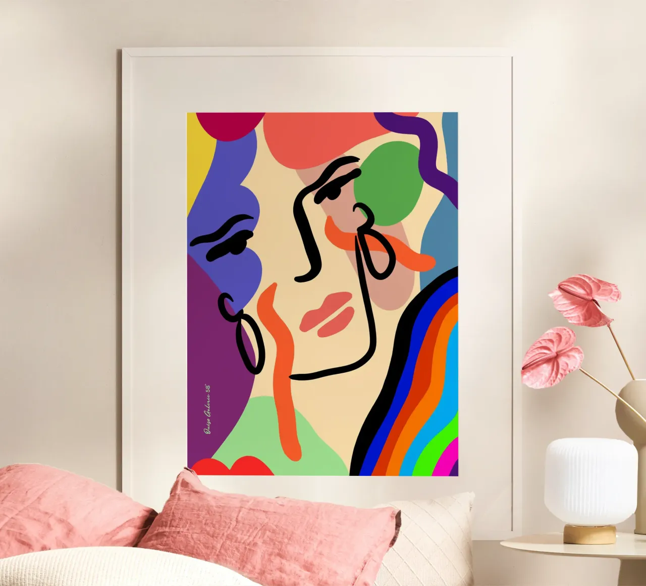 Delicate Waves poster da Mike Leymi