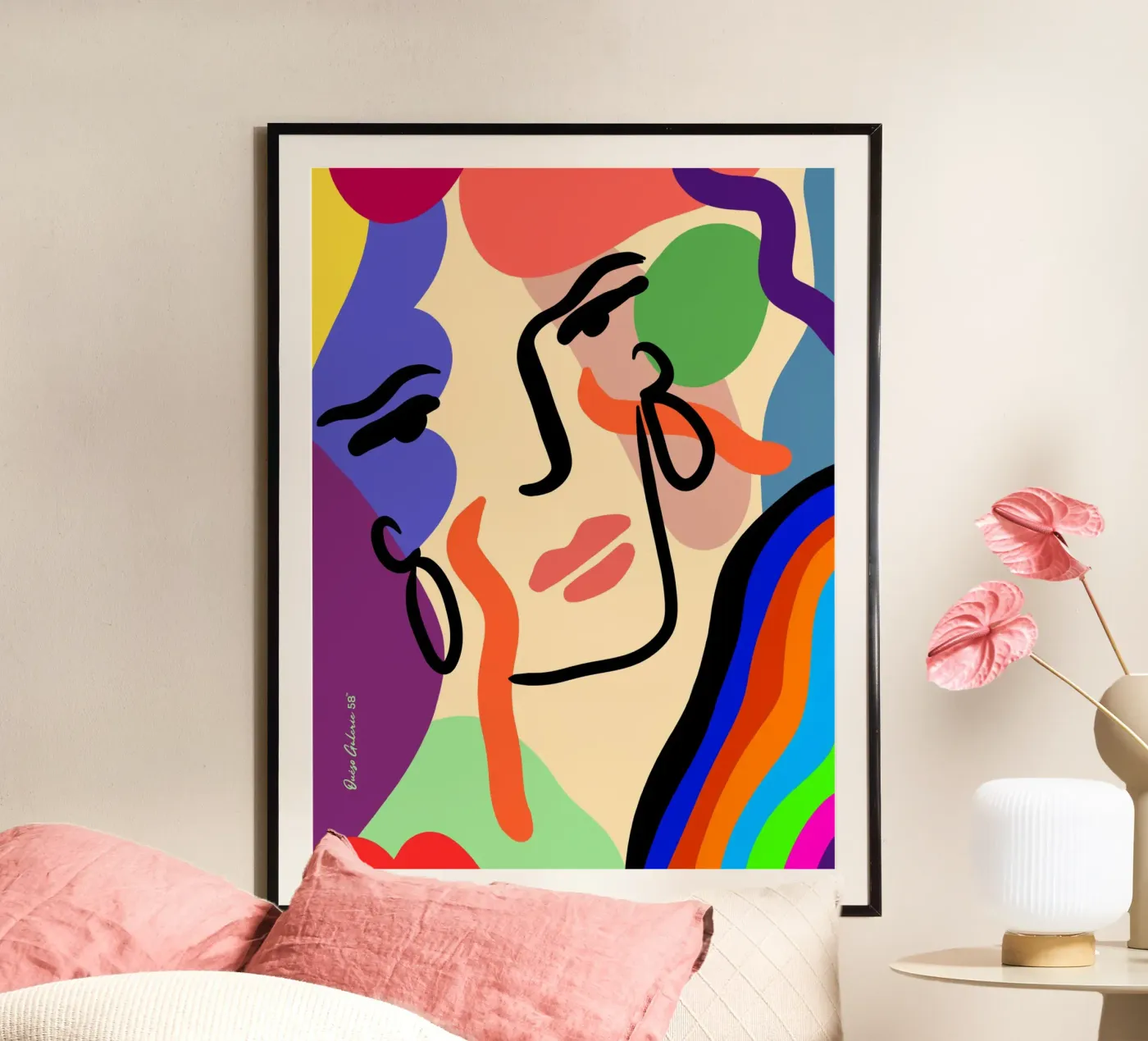 Delicate Waves poster da Mike Leymi