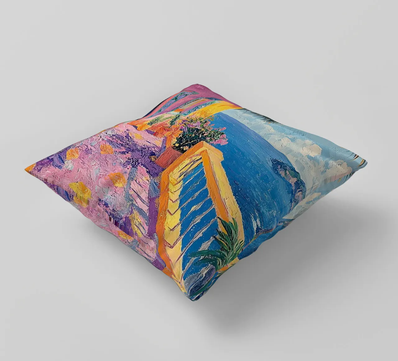 Gateway to Serenity cuscino da Nikis Art Studio