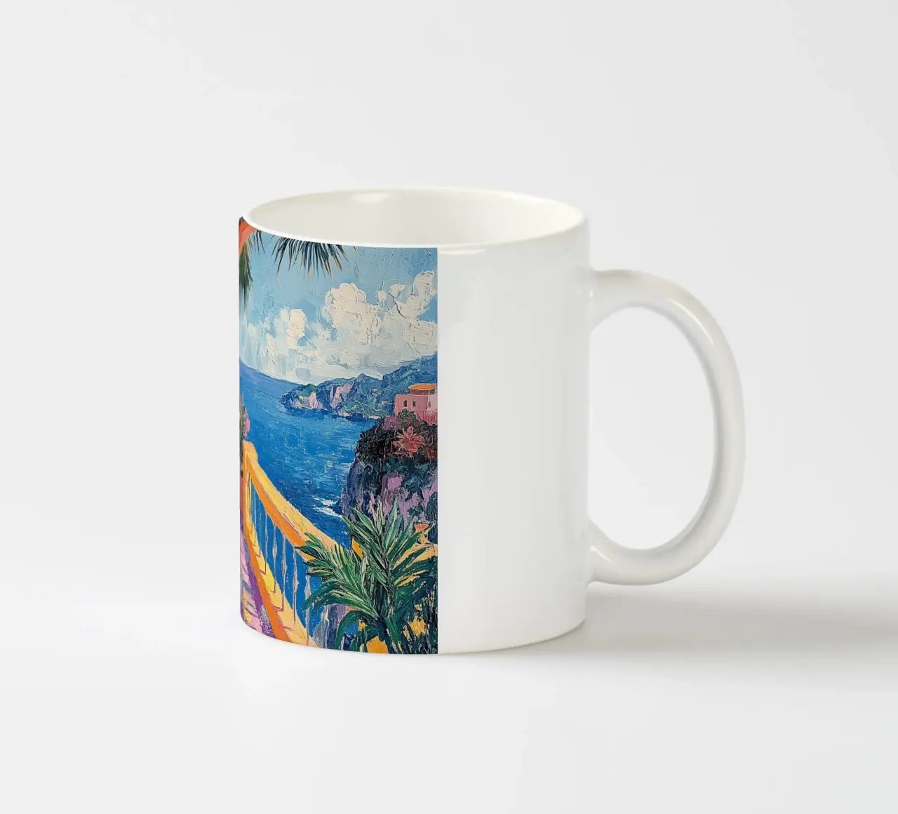 Gateway to Serenity tazza in ceramica da Nikis Art Studio