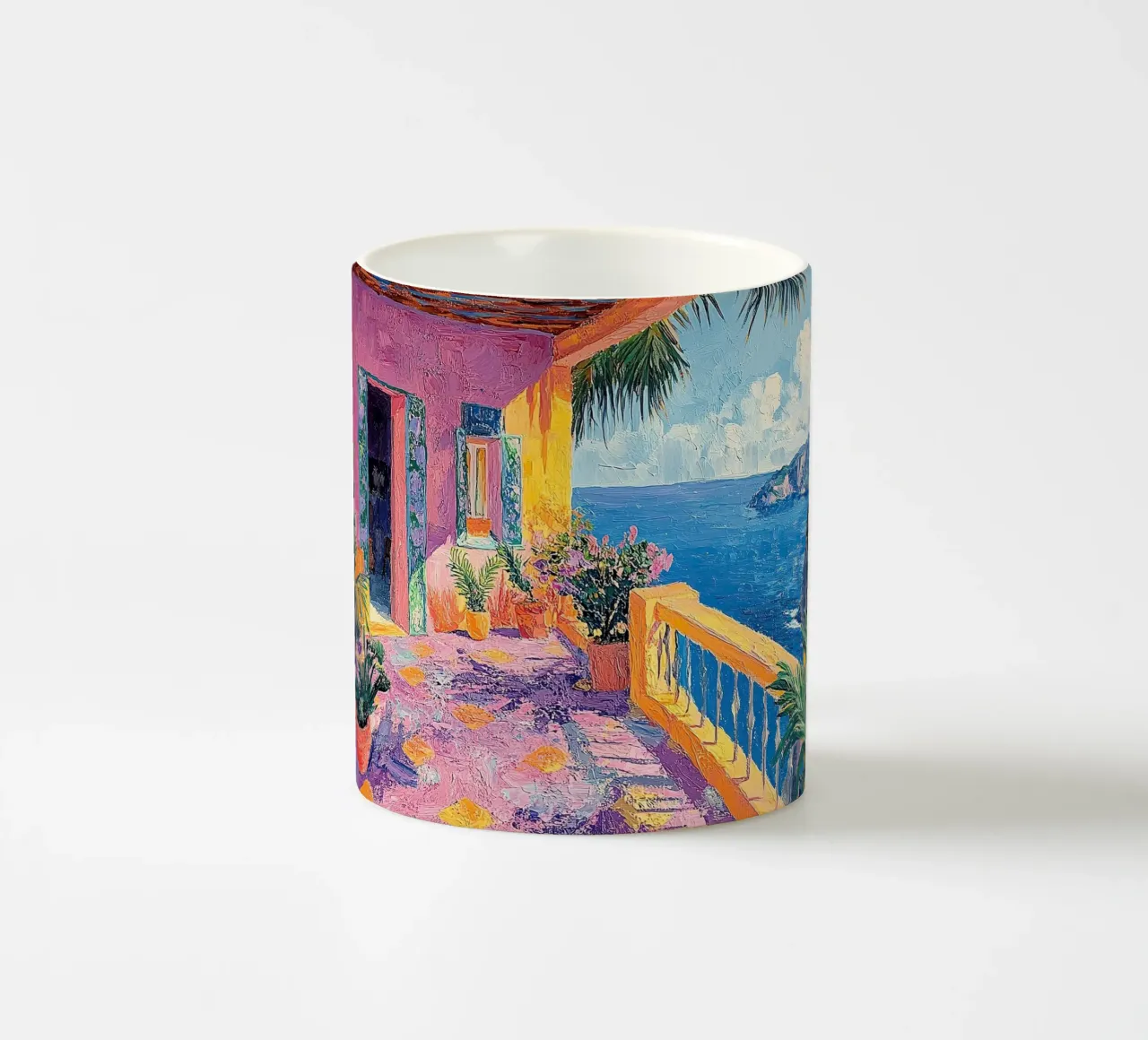 Gateway to Serenity tazza in ceramica da Nikis Art Studio