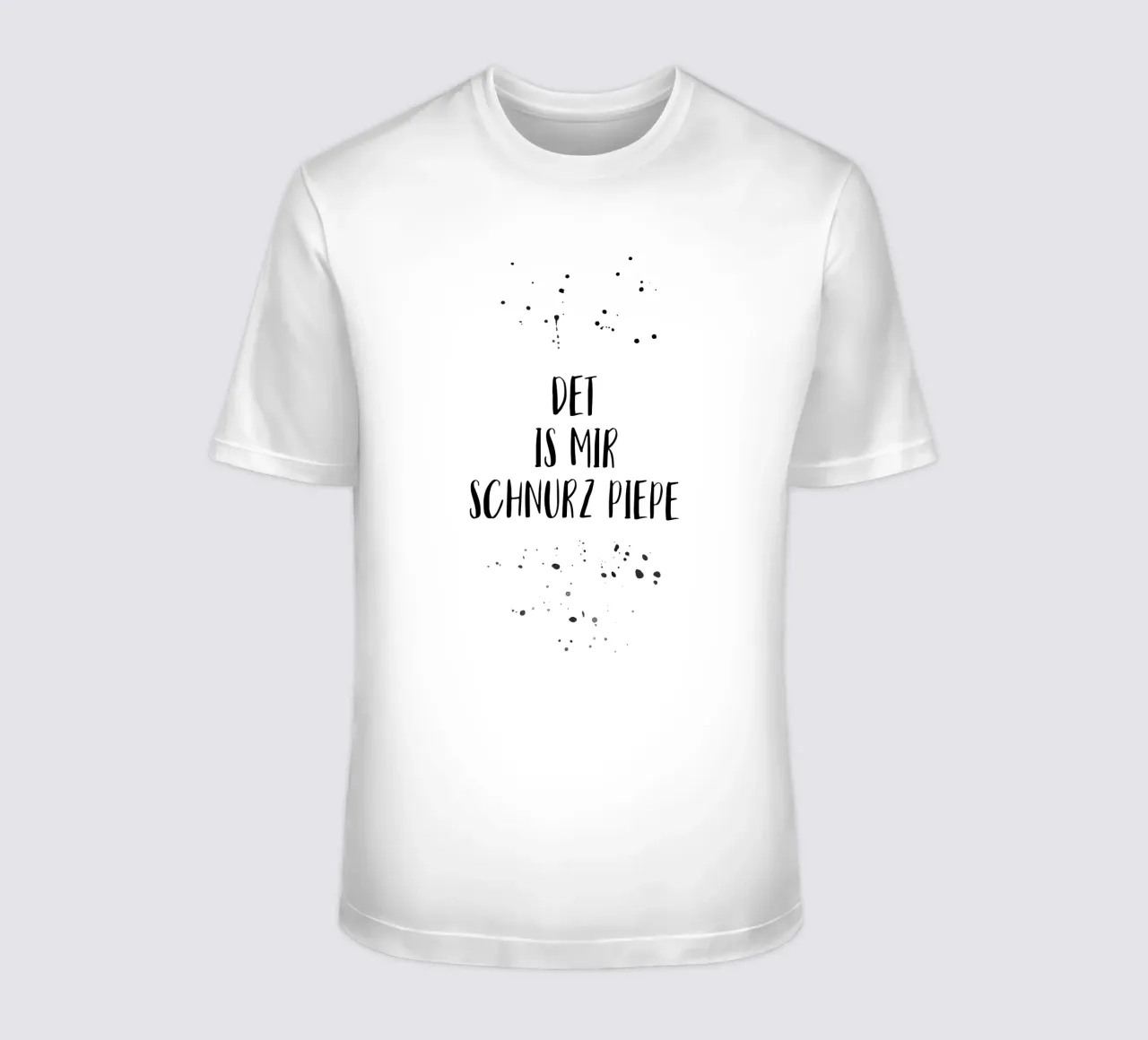 Berliner Schnauze DET IS MIR SCHNURZ PIEPE t-shirt da Melanie Viola