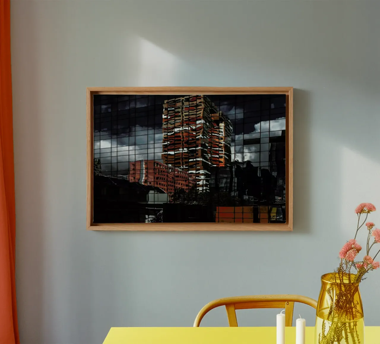 Puzzle Reflection - Gilbert Claes canvas van Pictufy