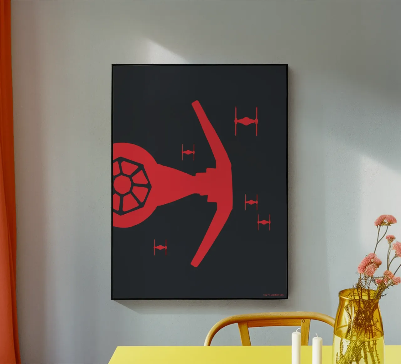 TIE FIGHTER plexiglass da Star Wars