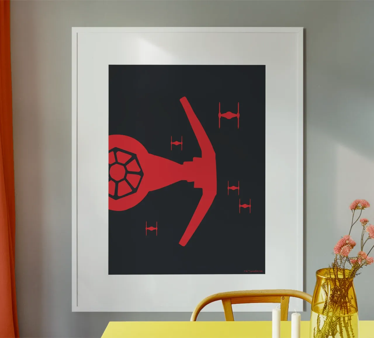 TIE FIGHTER poster da Star Wars