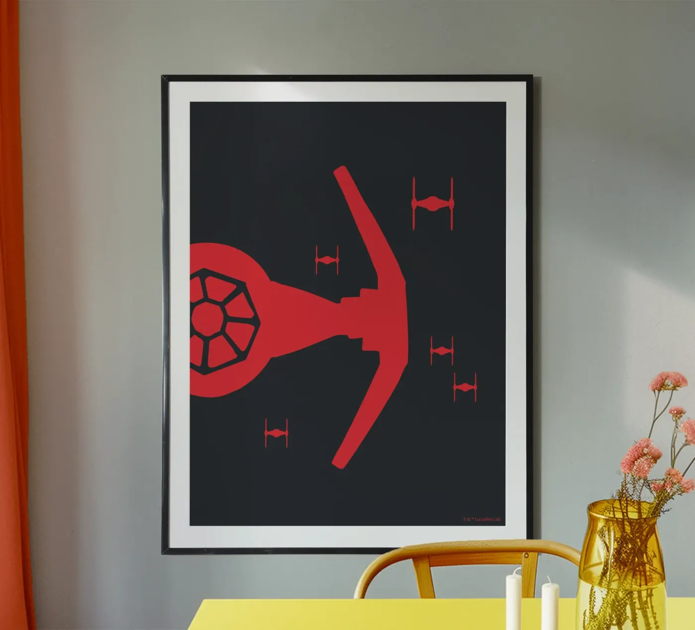 TIE FIGHTER poster da Star Wars
