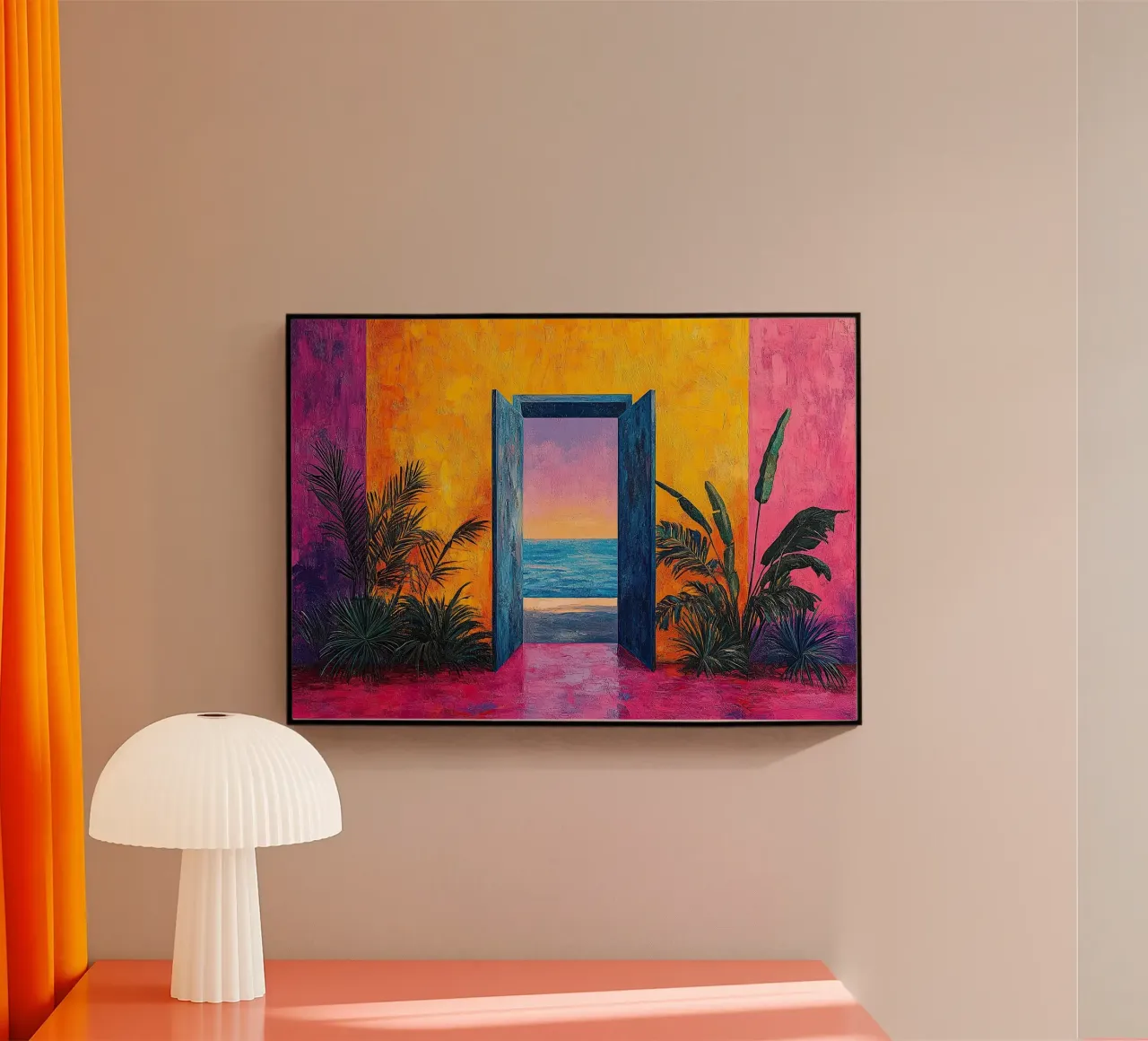 Into the Light acryl van Nikis Art Studio