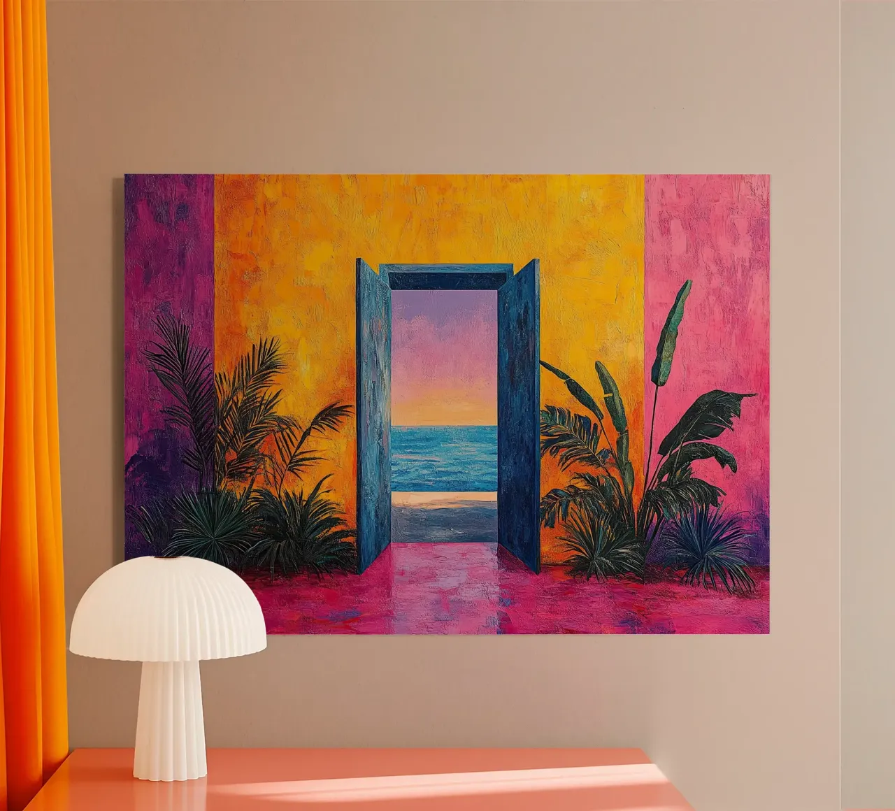 Into the Light acryl van Nikis Art Studio