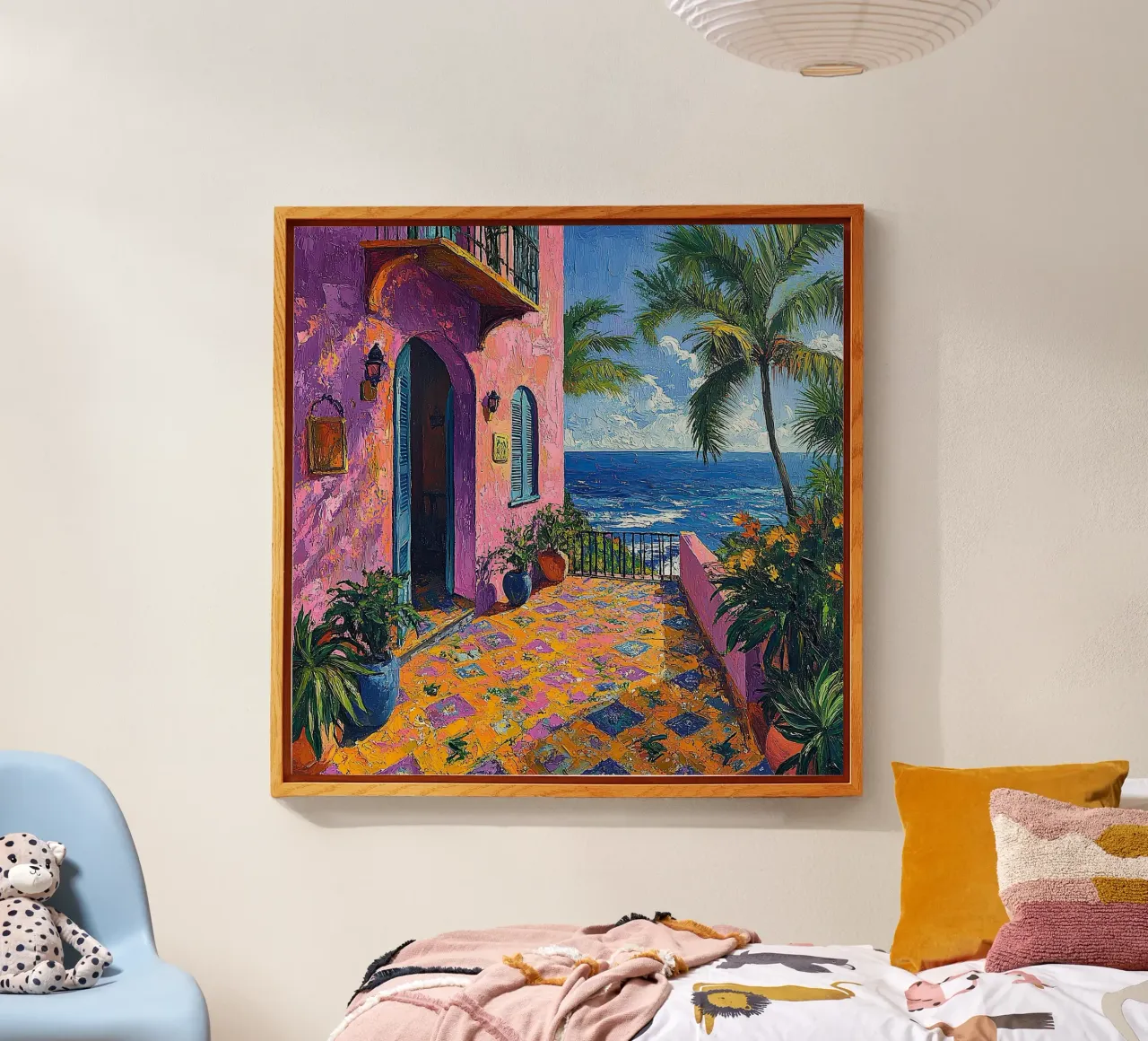 Joyful Horizons plexiglass da Nikis Art Studio