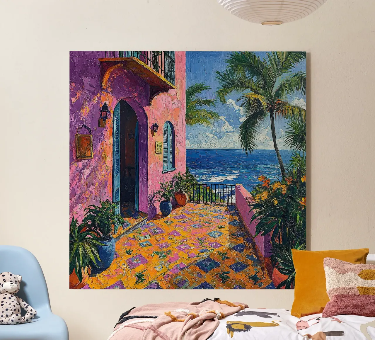 Joyful Horizons plexiglass da Nikis Art Studio