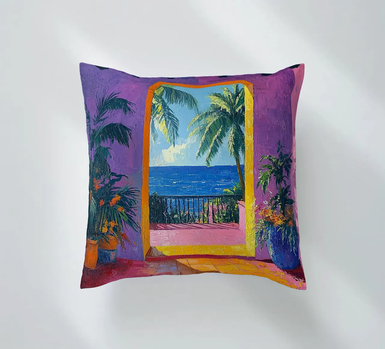 Open View Awaits cuscino da Nikis Art Studio