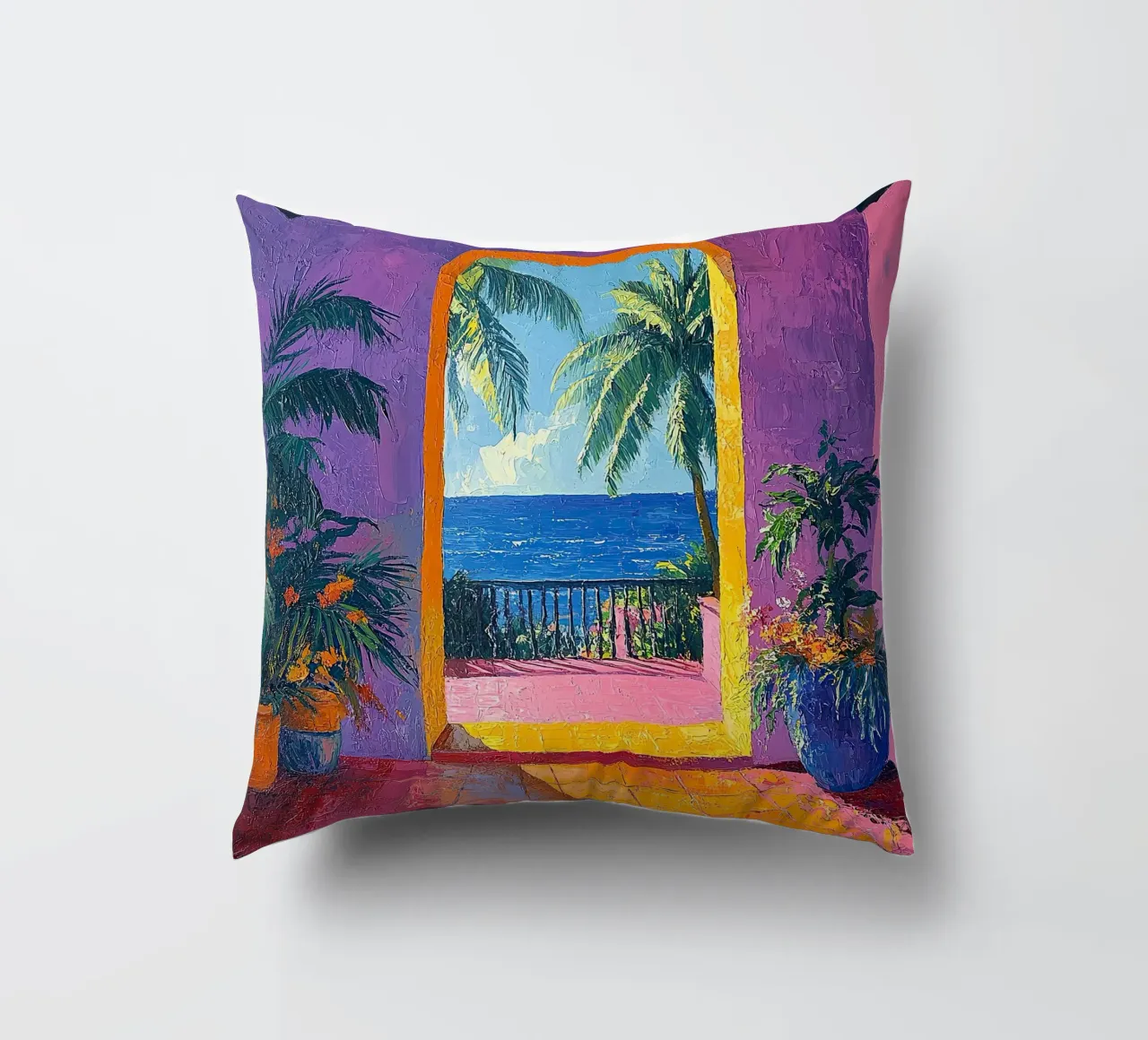 Open View Awaits cuscino da Nikis Art Studio